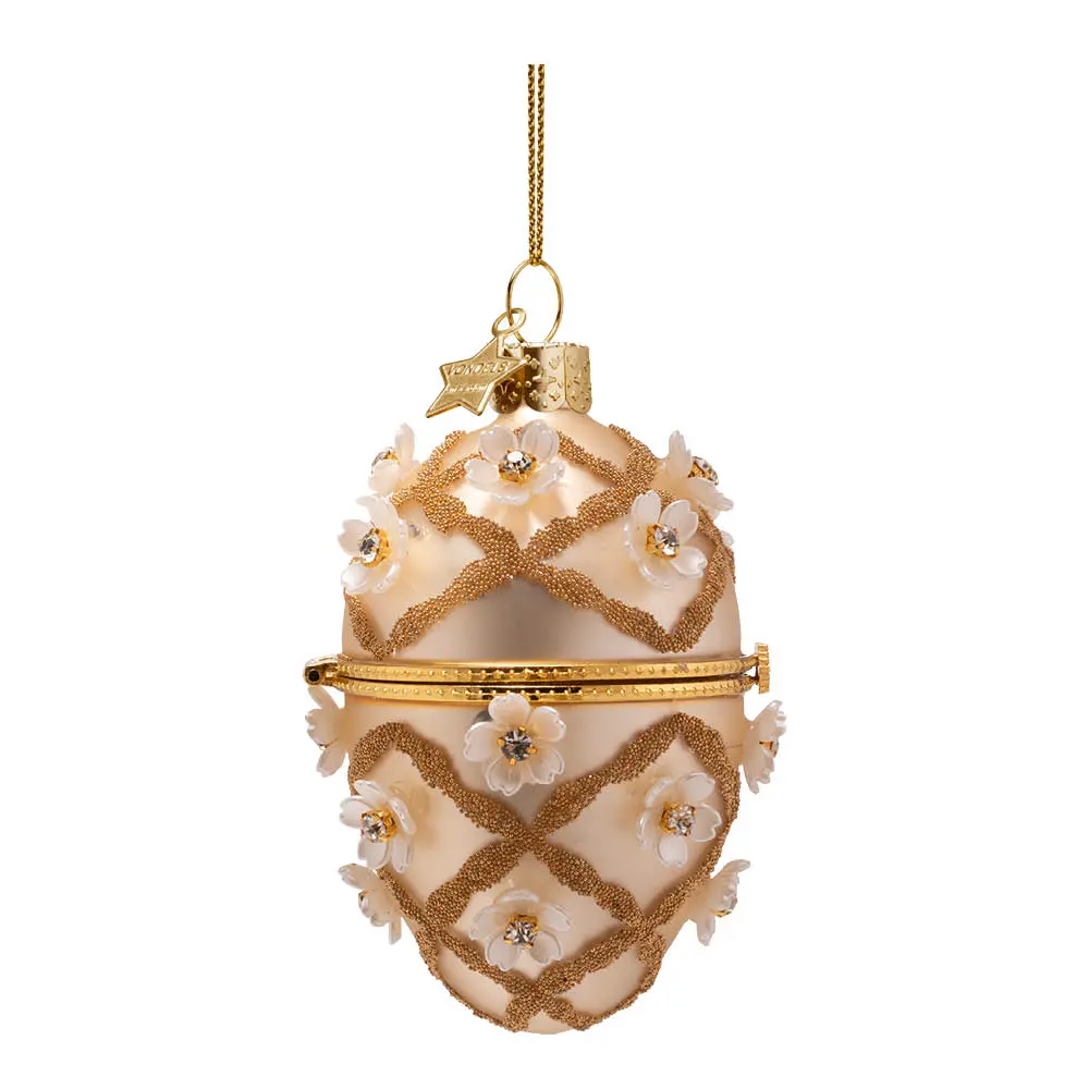 House of Luxury Riippukoriste pääsiäismuna 10,5 cm Kulta