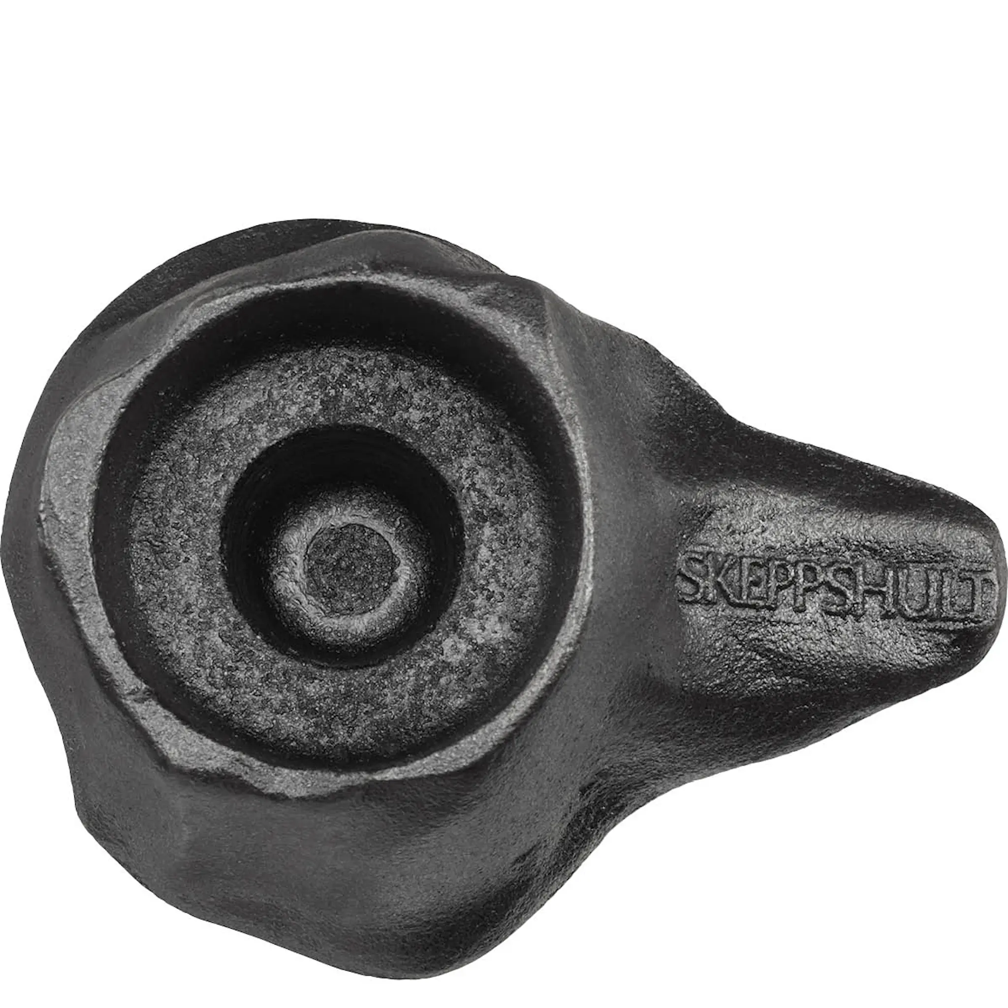 Skeppshult Design ljusstake för ljusstumpar 1 ljus 10x7 cm svart