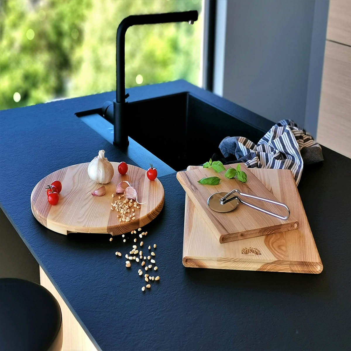 Modern House Pizza Angels Pizzaslicer Rostfri