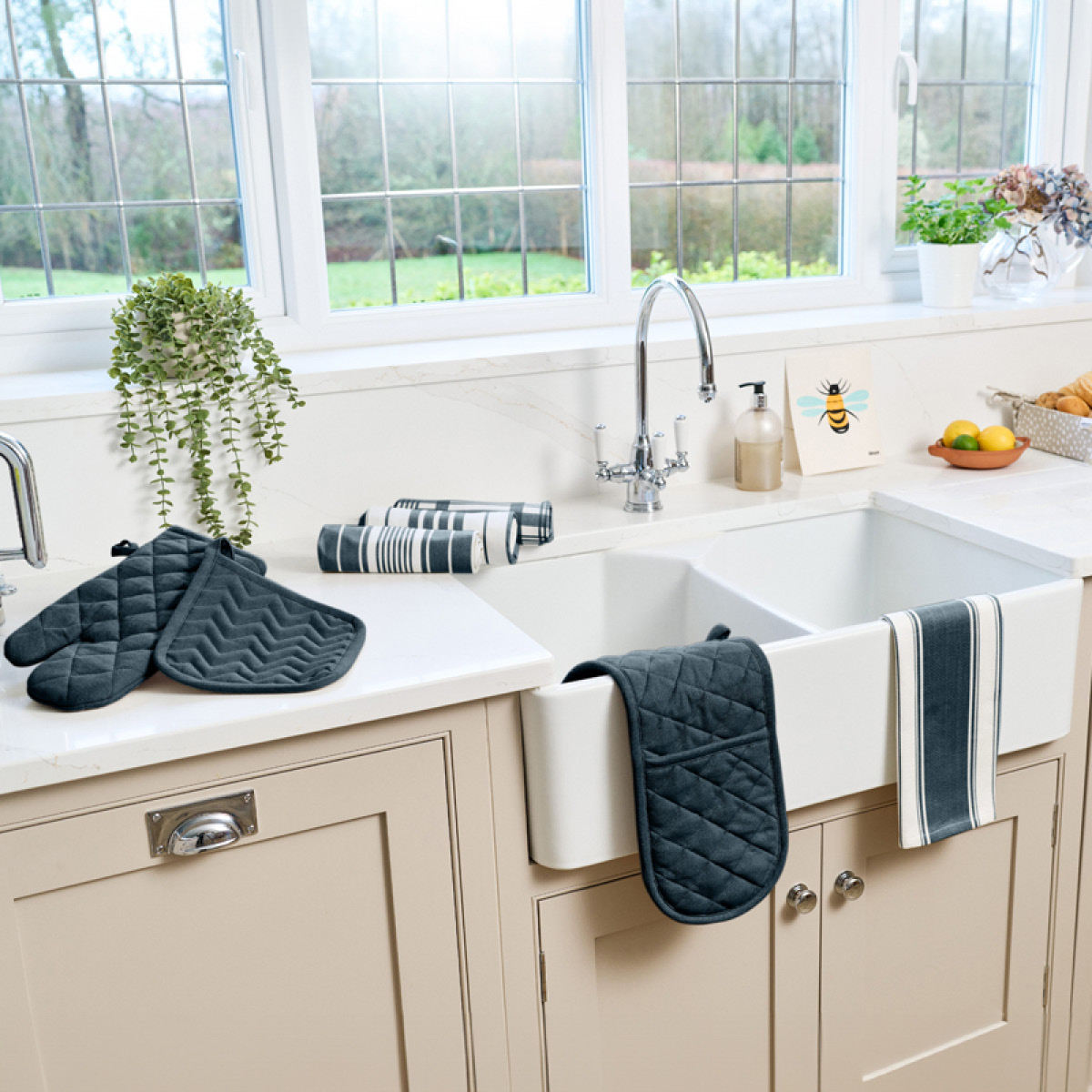 Dexam Love Colour Keittiöpyyhe 70x45 cm Tummansininen