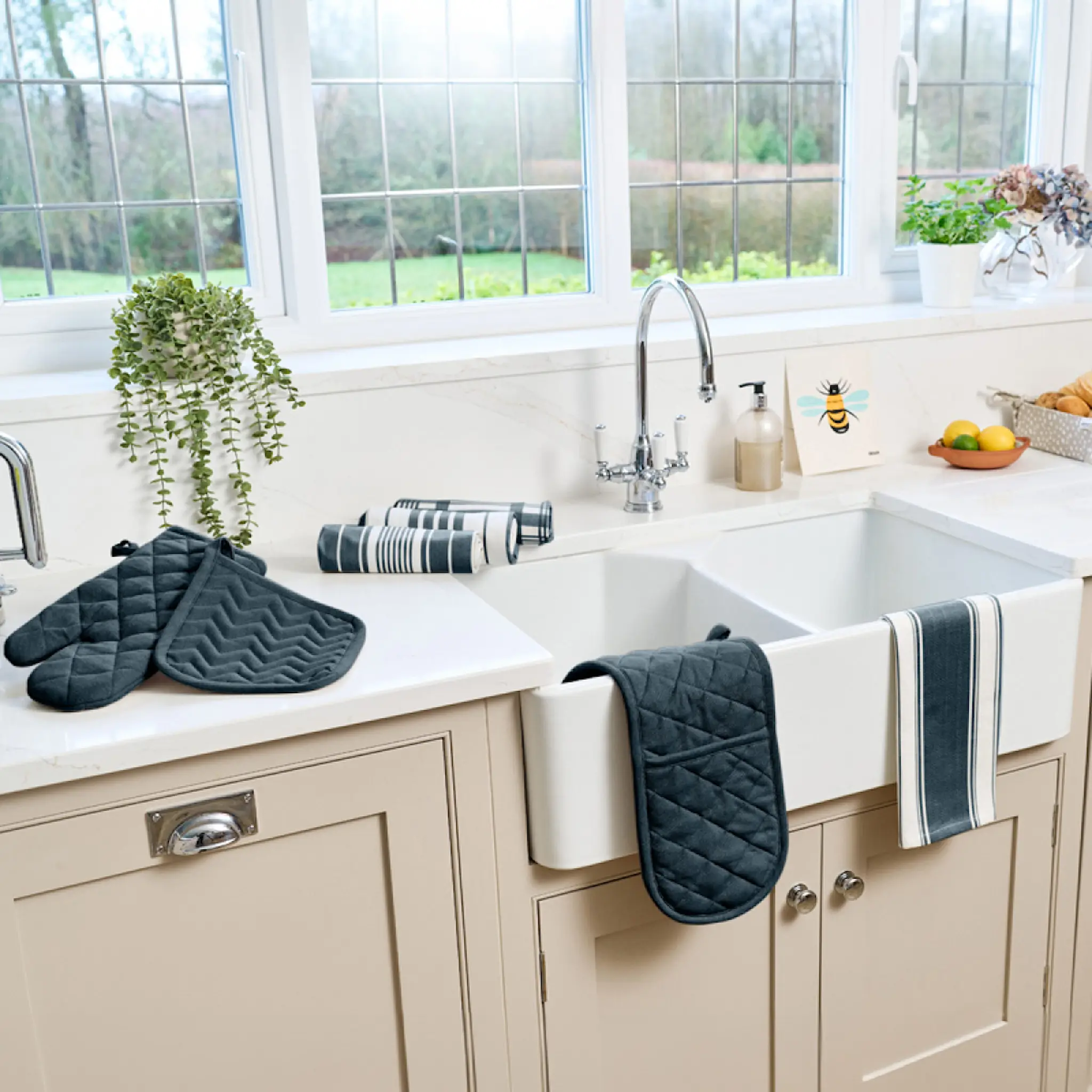 Dexam Love Colour Keittiöpyyhe 70x45 cm Tummansininen