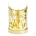 Moomin x Skultuna ljuslykta Muminhuset 6x9 cm mässing