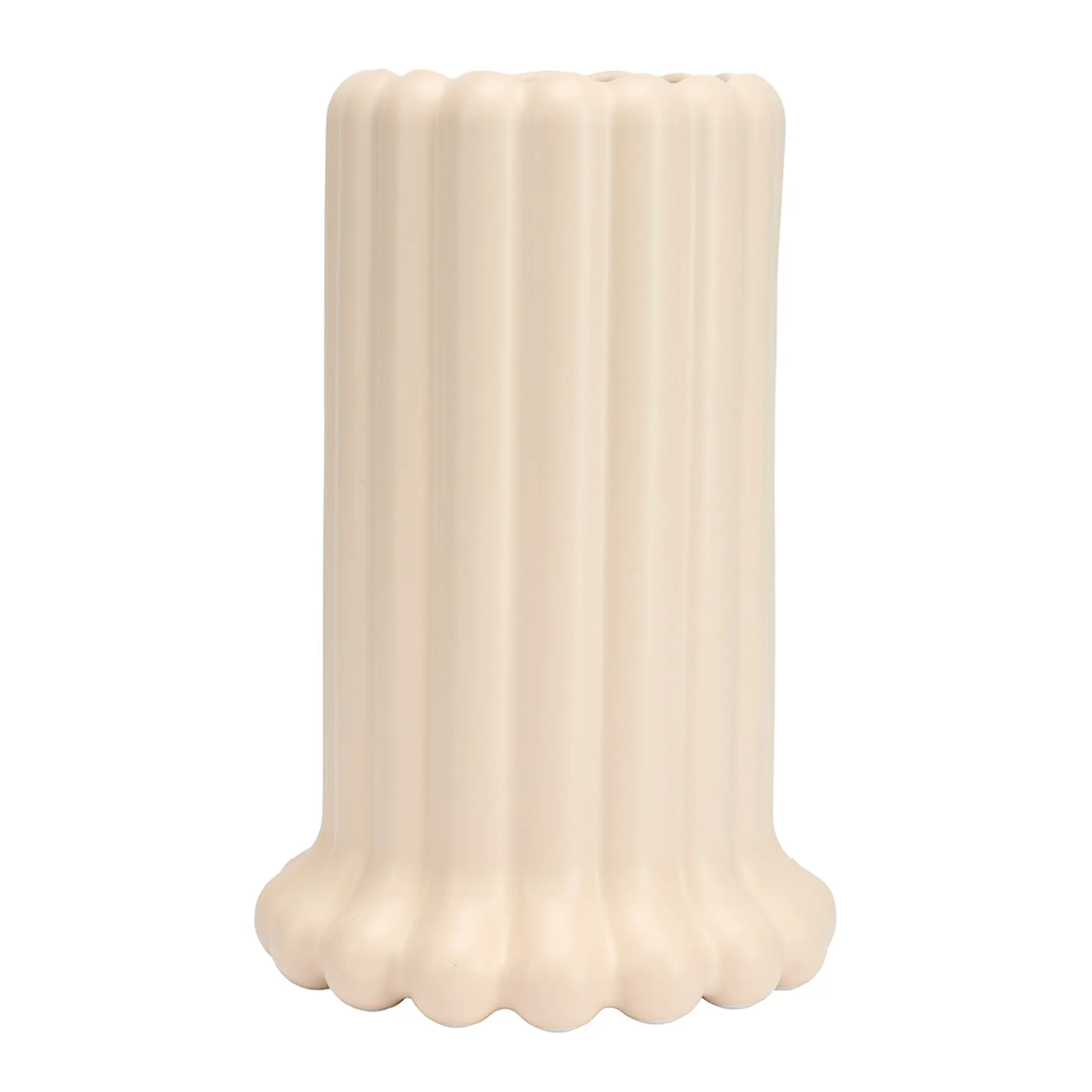 Design Letters Tubular Vas 24 cm Beige