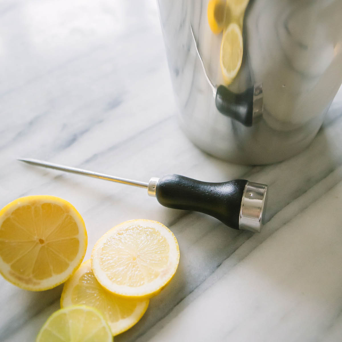 Dorre Ilse ishakke 24 cm svart trehåndtak