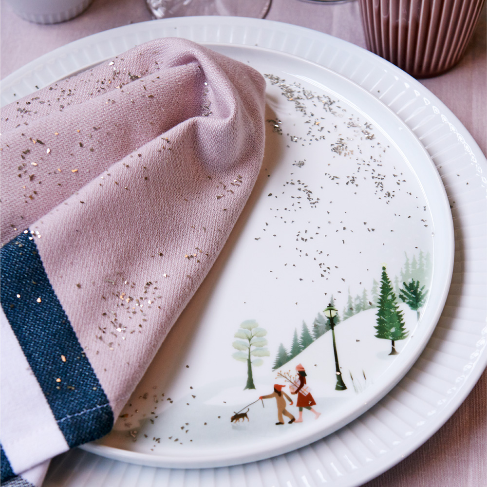 Pillivuyt Vinter Tallrik 26 cm Vit