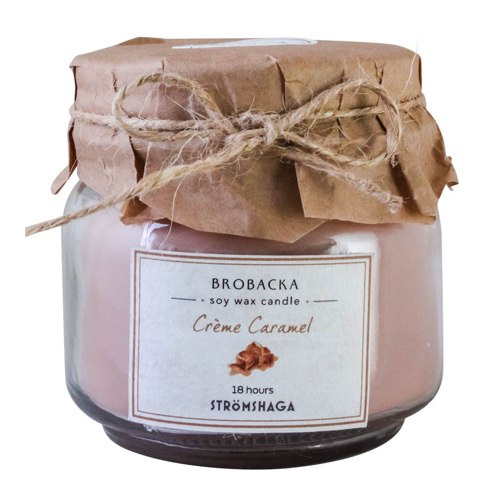 Strömshaga Brobacka Tuoksukynttilä 8 cm Crème Caramel