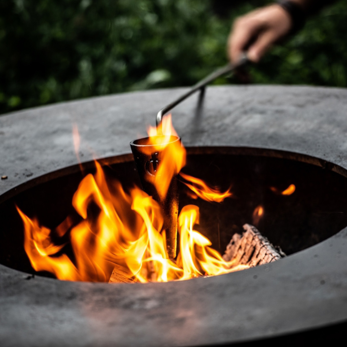 Forged Flambadou BBQ