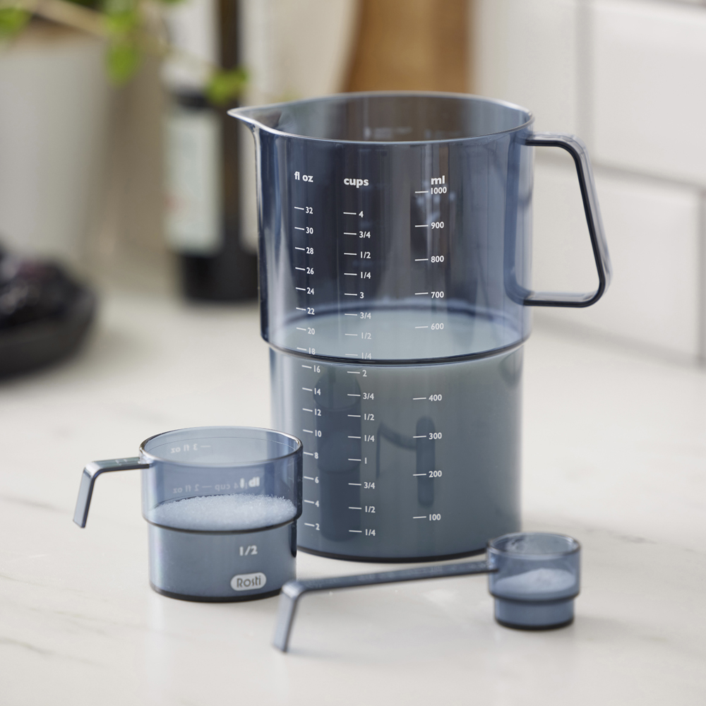 Rosti Mensura målesett 3 deler dusty blue