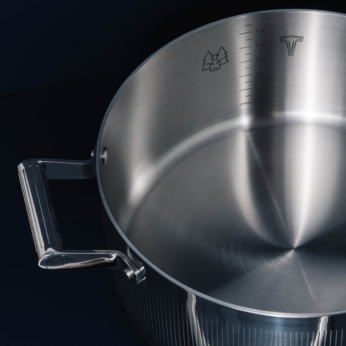 Vargen & Thor Glima gryta 7 L stål