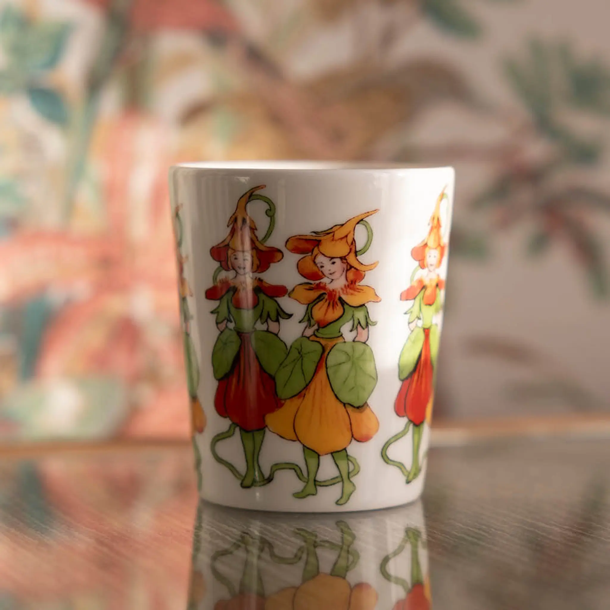 Design House Stockholm Elsa Beskow Nasturtium mugg 28 cl vit
