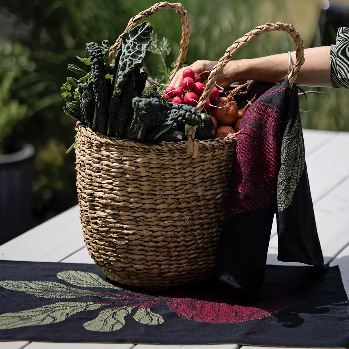 Ekelund Rödbeta Keittiöpyyhe 35x50 cm Musta