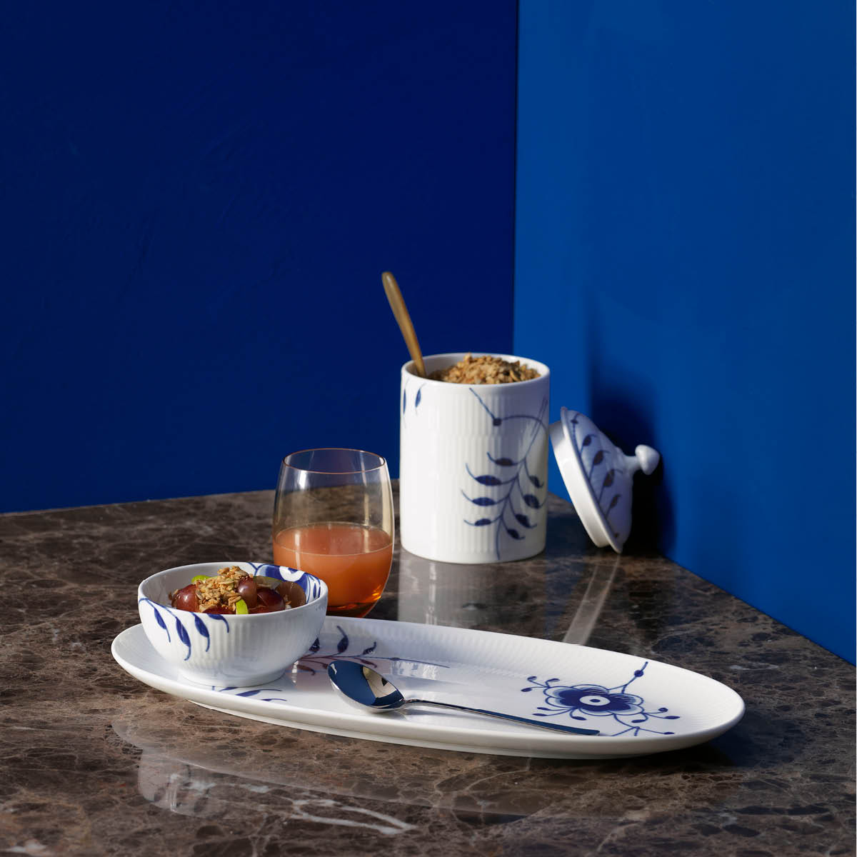 Royal Copenhagen Blue Fluted Mega Skål 24 cl 11,5 cm