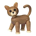 Sneaky Kattunge träddekoration 10 cm ek