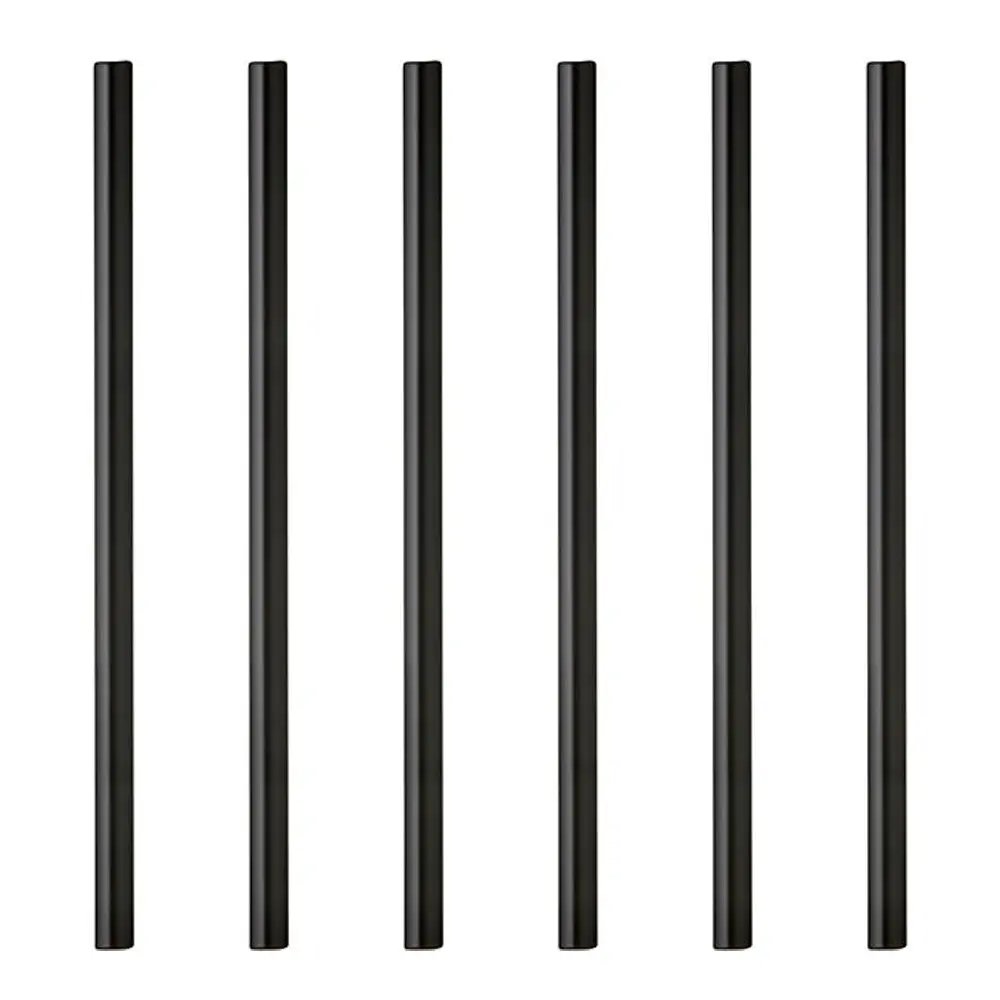 Lasipilli 14,5 cm 6 kpl Musta