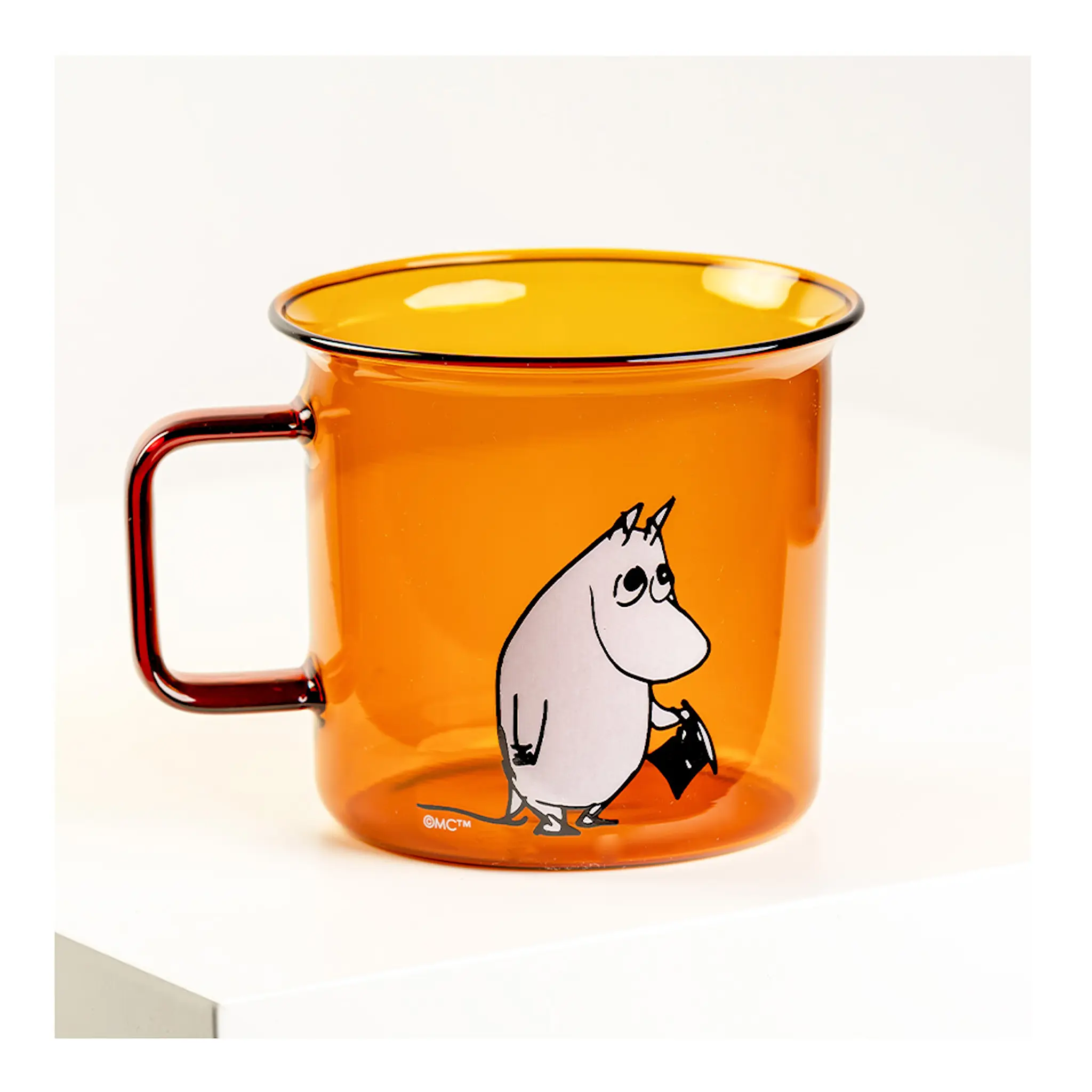 Muurla Mumin Glasmugg Muminpappan 35 cl Bärnsten