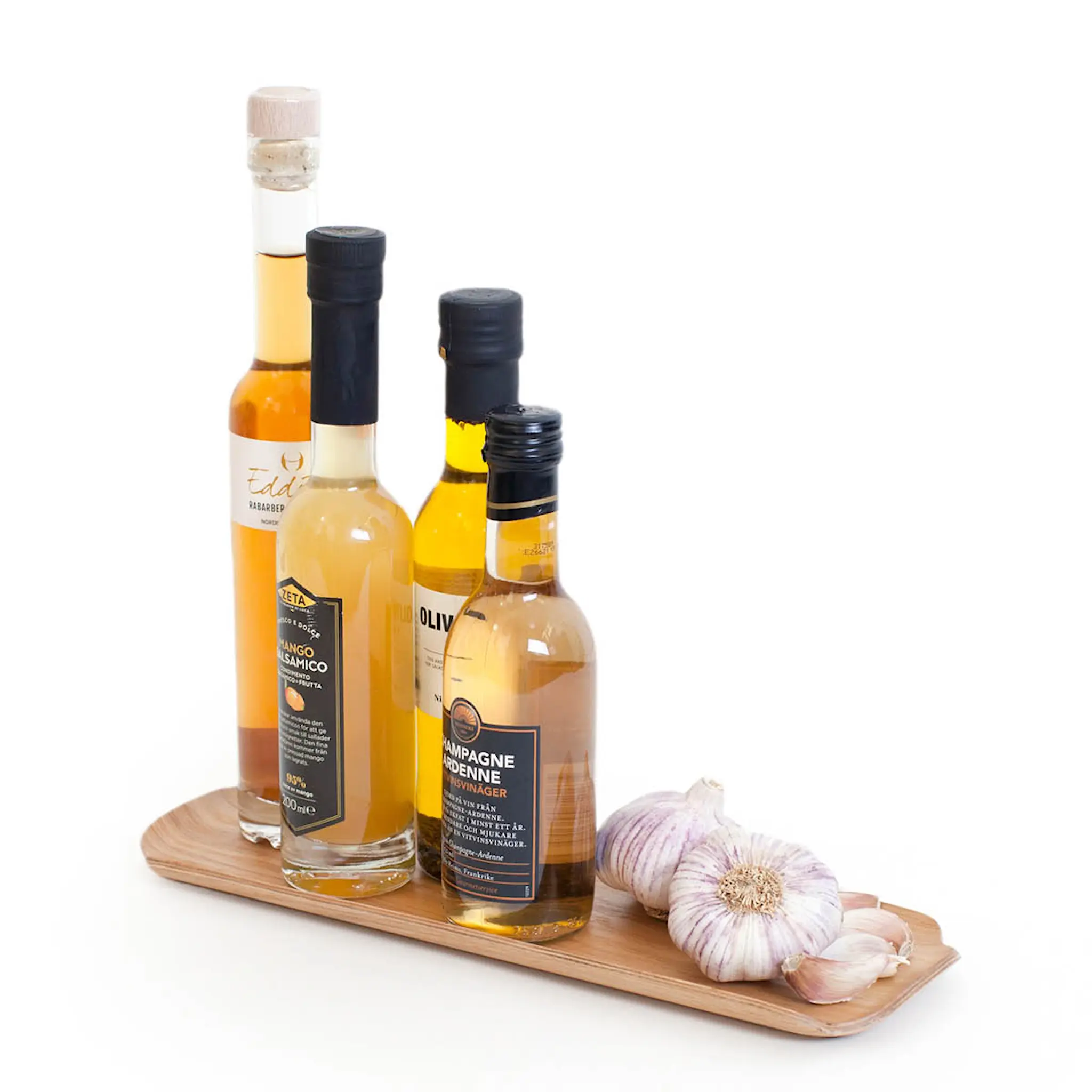 Bosign Leaf träbricka vatten- och oljetålig 33x11,5 cm pilträ