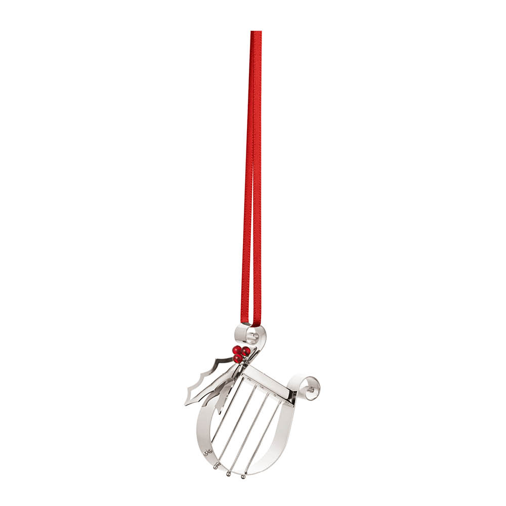 Georg Jensen 2026 Joulukoriste harppu 5,7 cm Hopea