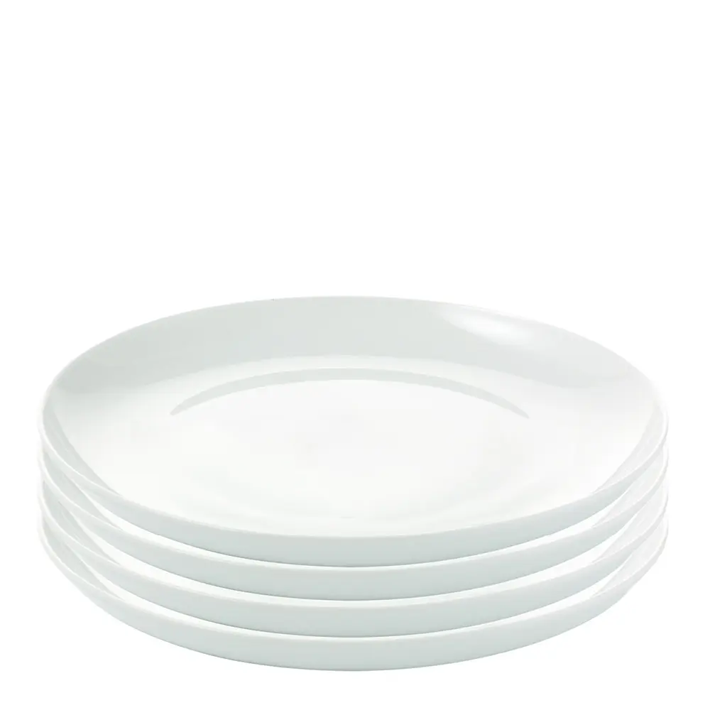 Atelier tallerken 22 cm 4 stk super white