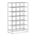 Hylla i järn 20x41x67 cm silverfinish