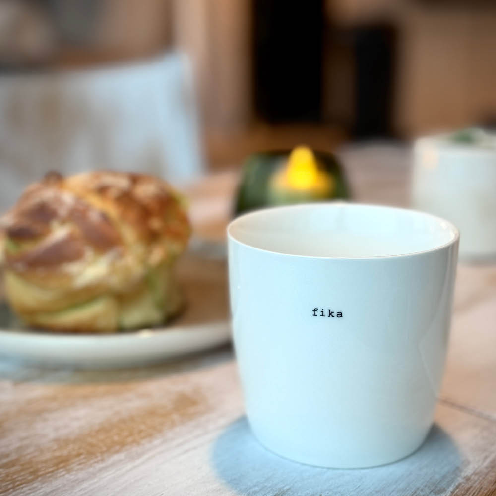 Sögne Home Sögne krus 30 cl Fika hvit