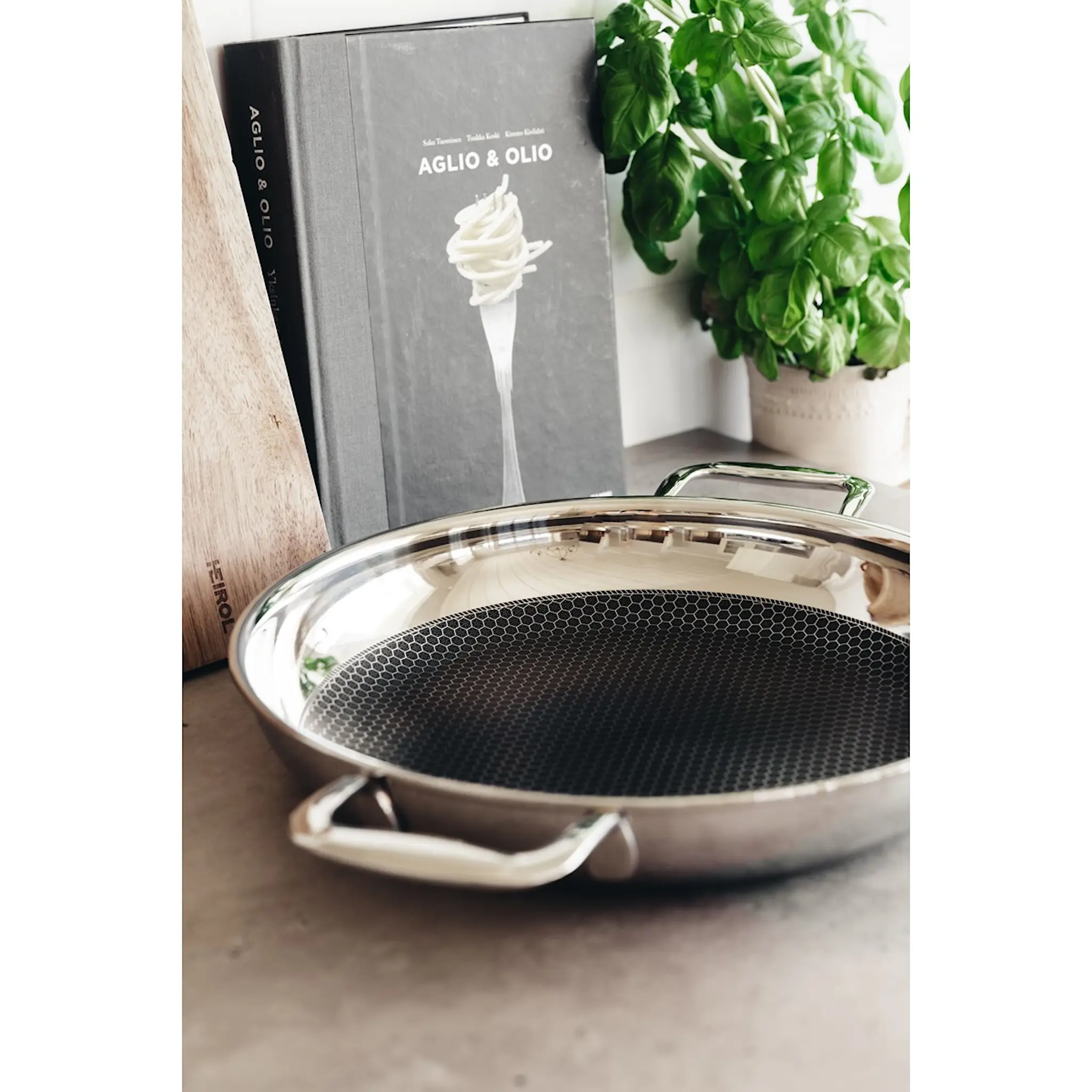 Heirol Steelsafe Paistinpannu 2 kahvalla 28 cm