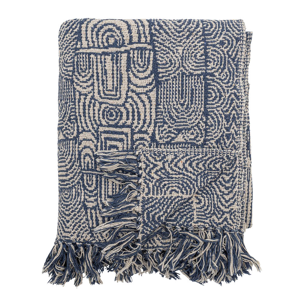 Bloomingville - Bresso Viltti 160x130 cm Sininen