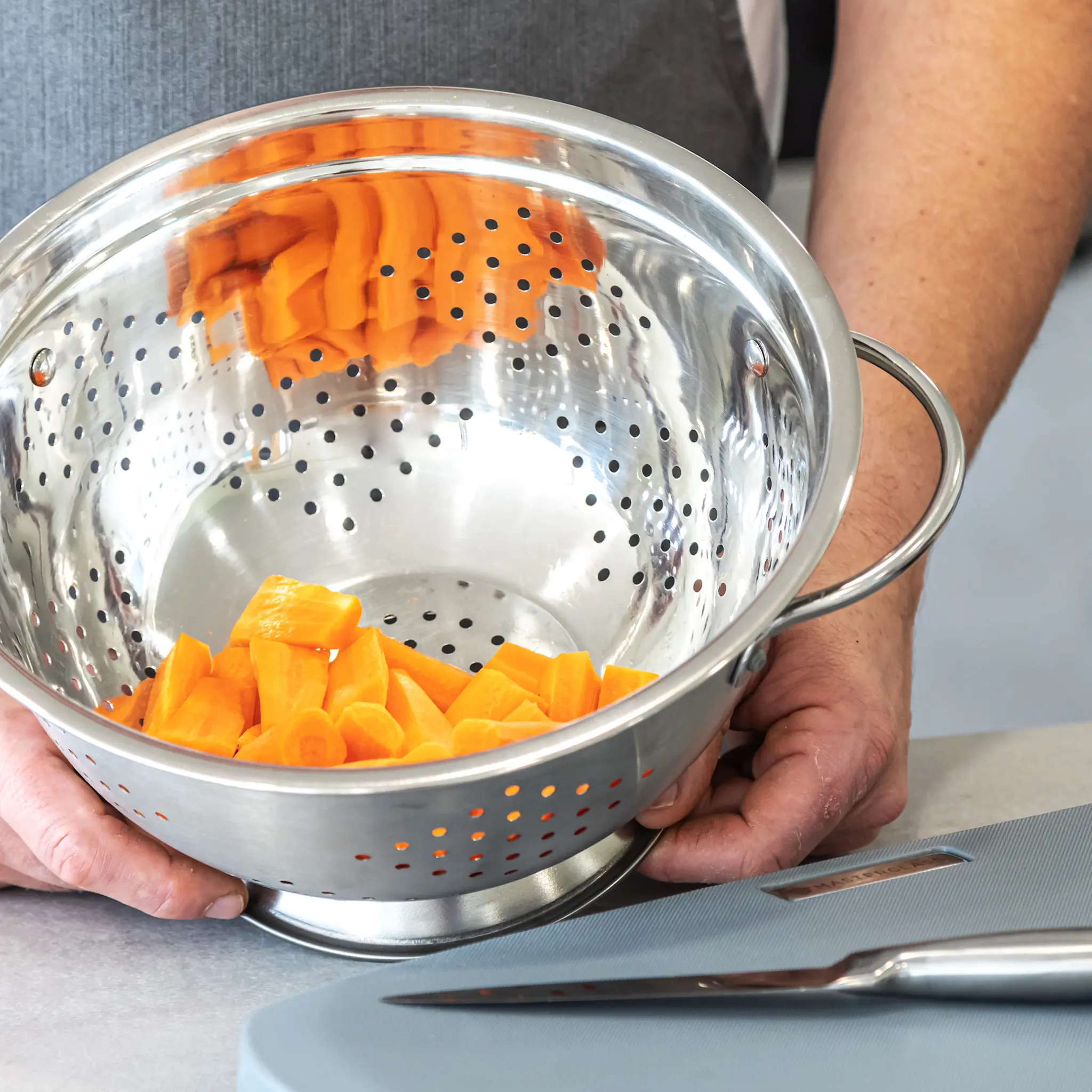 MasterClass Durkslag Rostfri 25,5 cm
