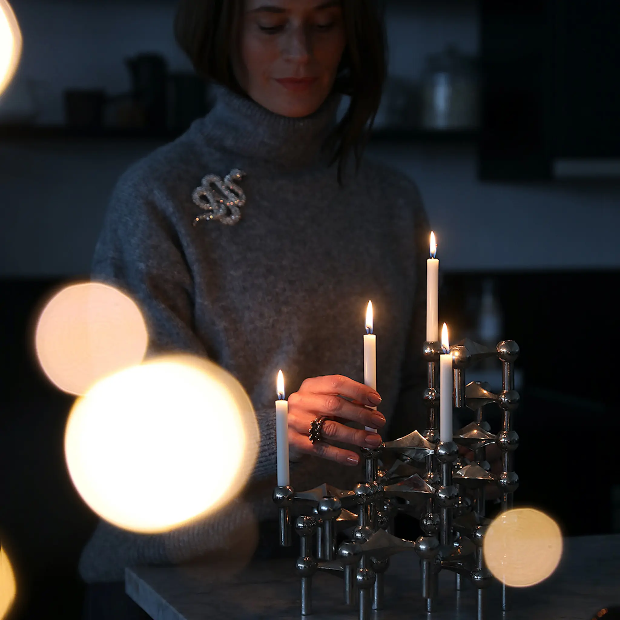 Liljeholmens Joulukuusenkynttilä 11,7 cm 20 kpl Valkoinen