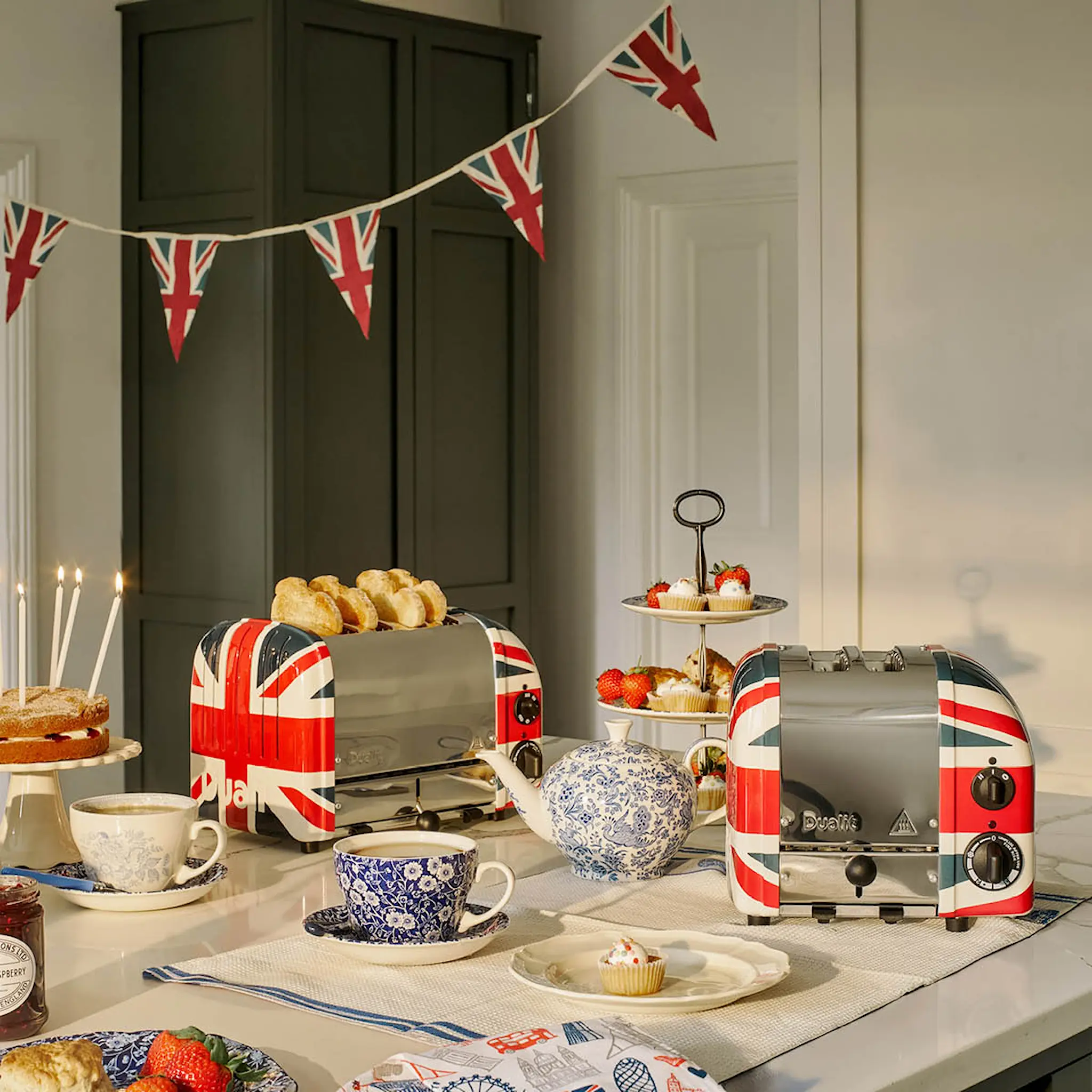 Dualit Classic brödrost 2 skivor Union Jack