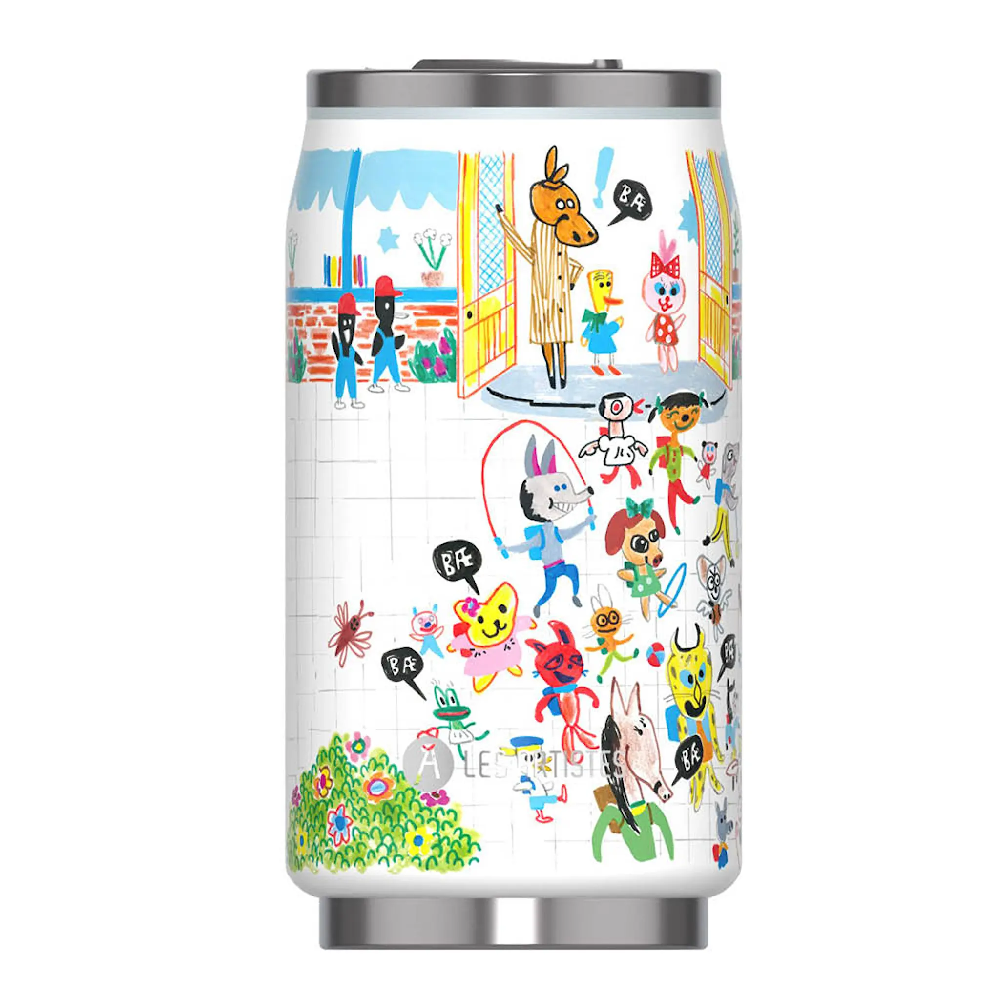 Les Artistes Bukkene Bruse Termospullo 28 cl Back to school