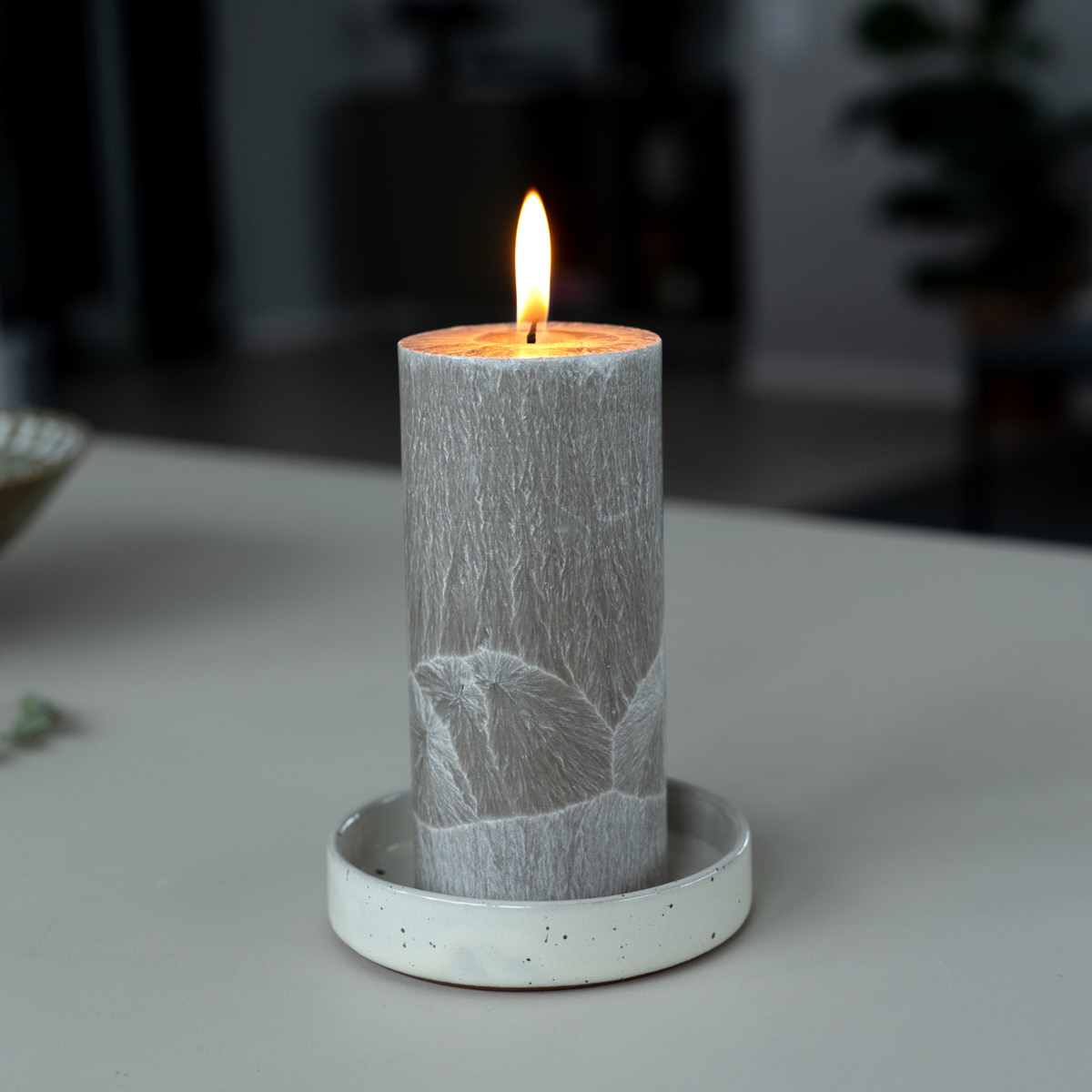 Liljeholmens Shea Pöytäkynttilä 6,7x15 cm Nougat