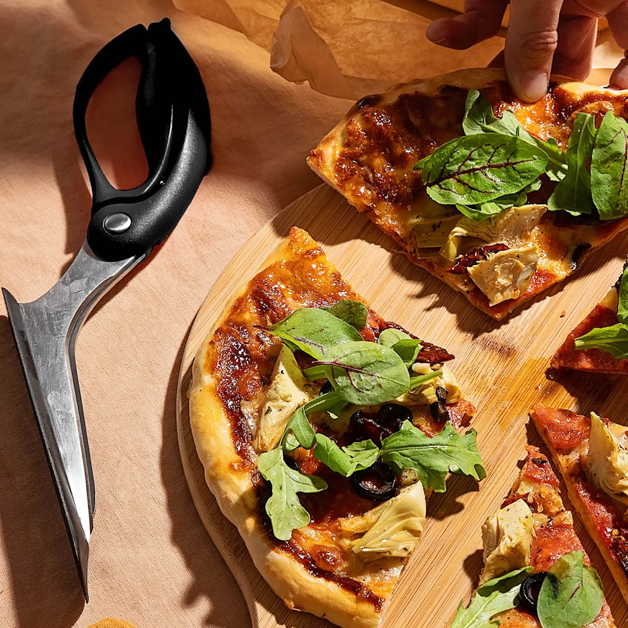 Dreamfarm Pizzasax 32 cm svart/stål