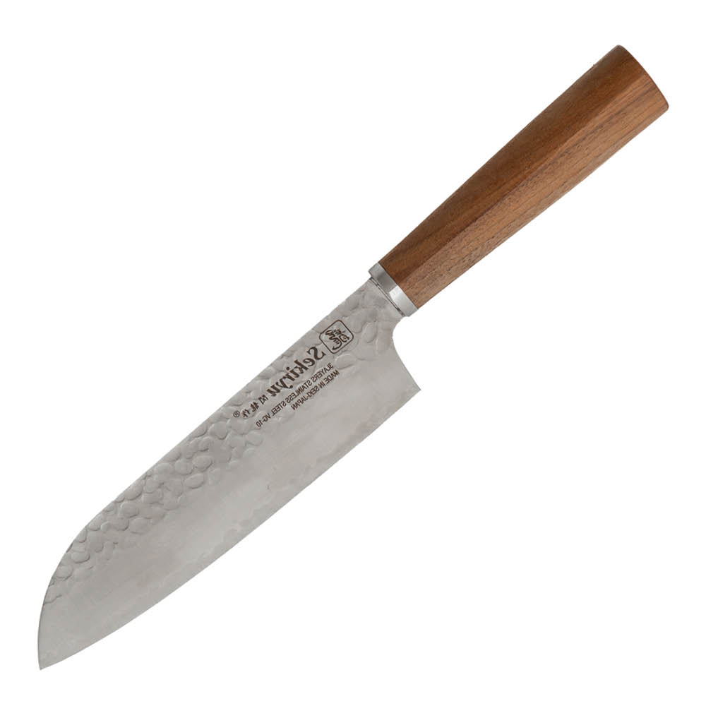 Sekiryu Santokukniv 16,5 cm valnöt