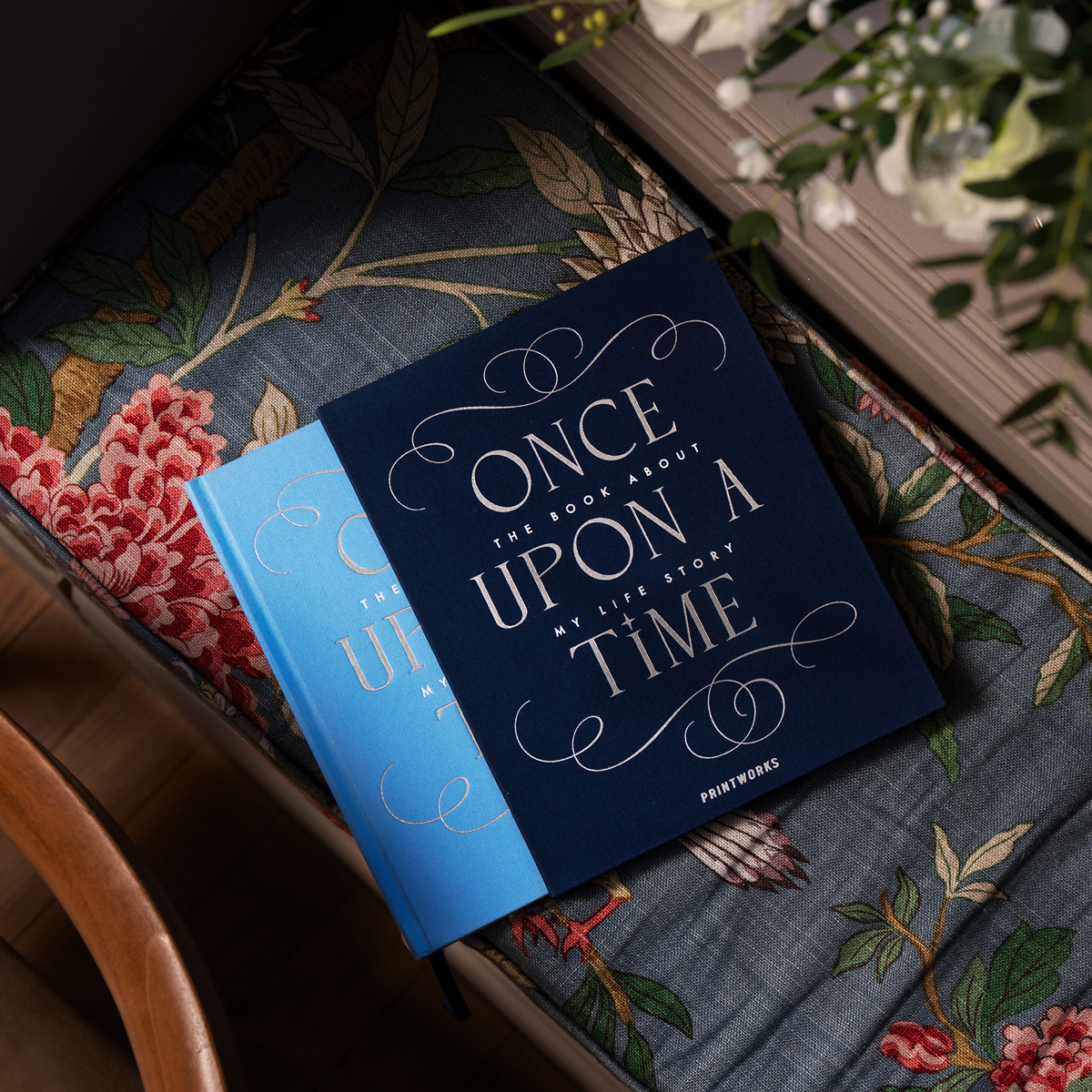 Printworks Livshistoriebok Once Upon a Time 23,6x18,8 cm blå