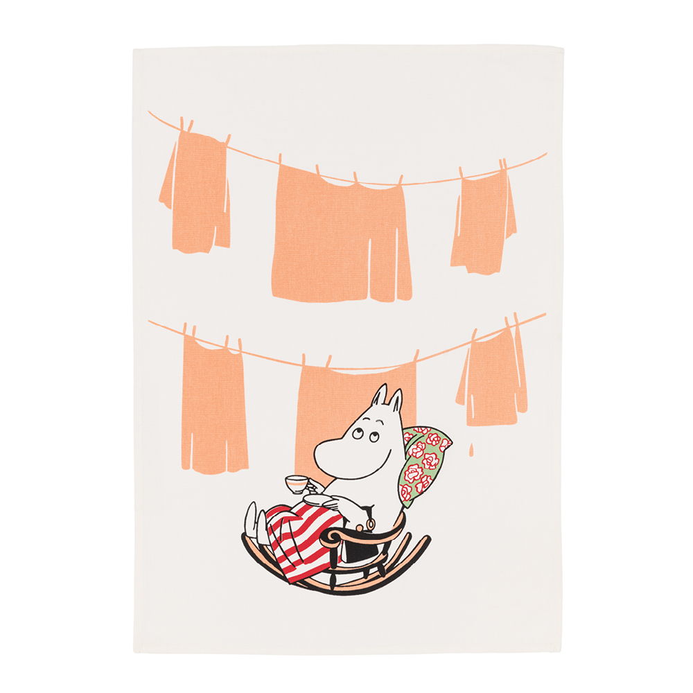 Moomin Arabia Mummi kjøkkenhåndkle 50x70 cm Mummimamma