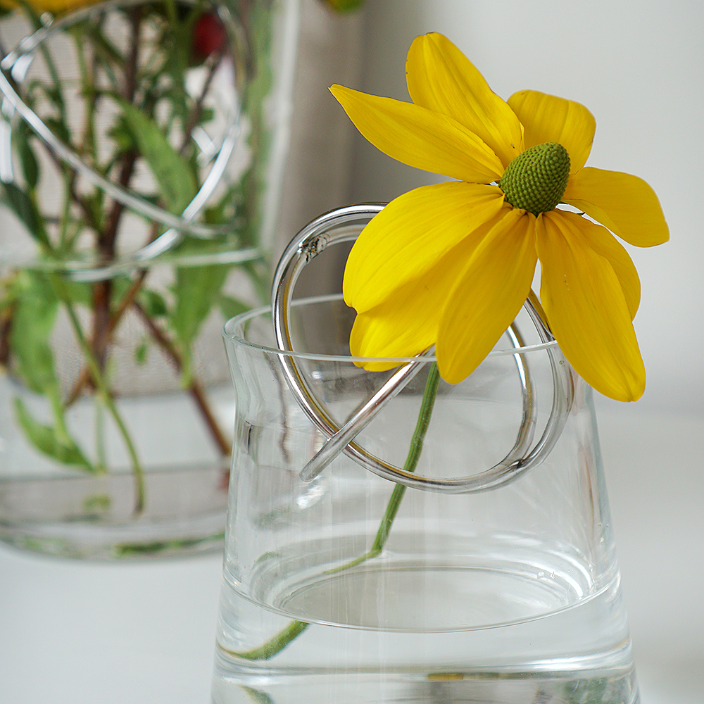 Born in Sweden Sphere vase liten sølv