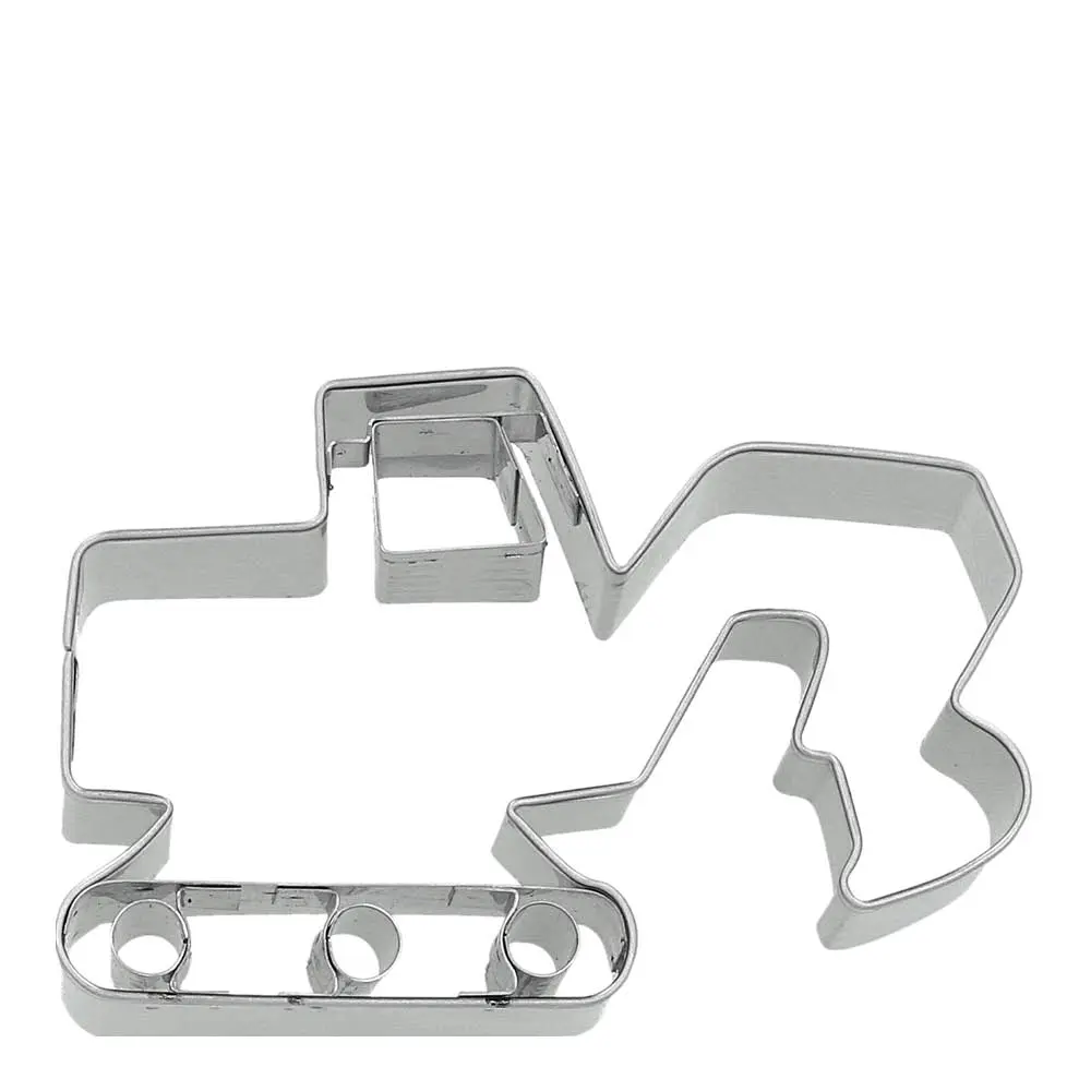 Cookie Cutters piparkakkumuotti kaivinkone 8,5 cm ruostumatonta terästä