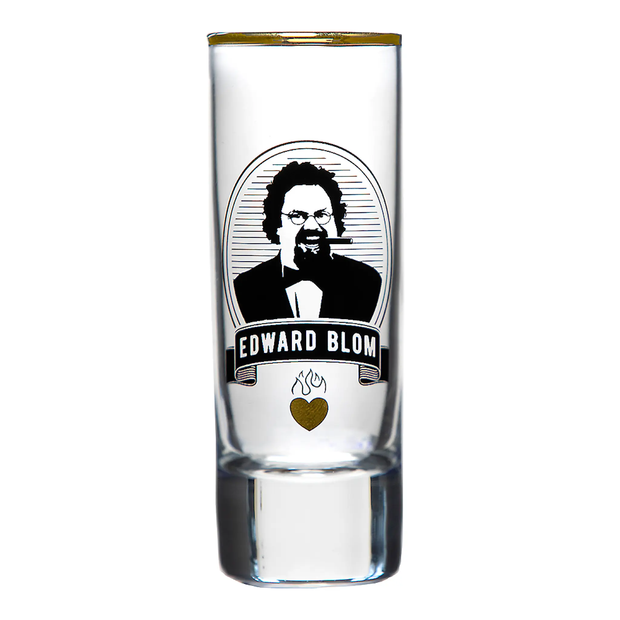 Edward Blom Shotglas No: 1 När man festar