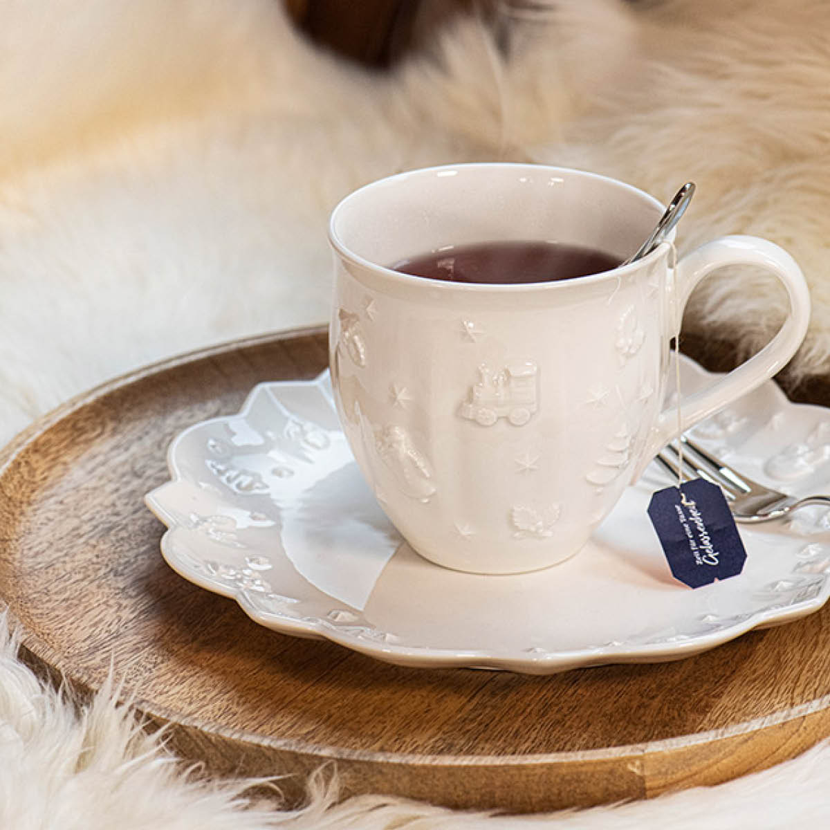 Villeroy & Boch Toy's Delight Royal Classic Kupin aluslautanen 18,5 cm Valkoinen