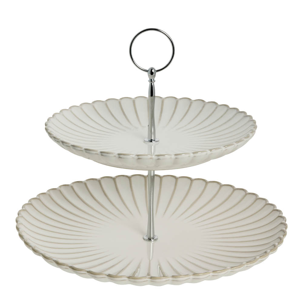 Lene Bjerre Camille etasjefat 27 cm off white