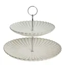 Camille etagär 27 cm offwhite