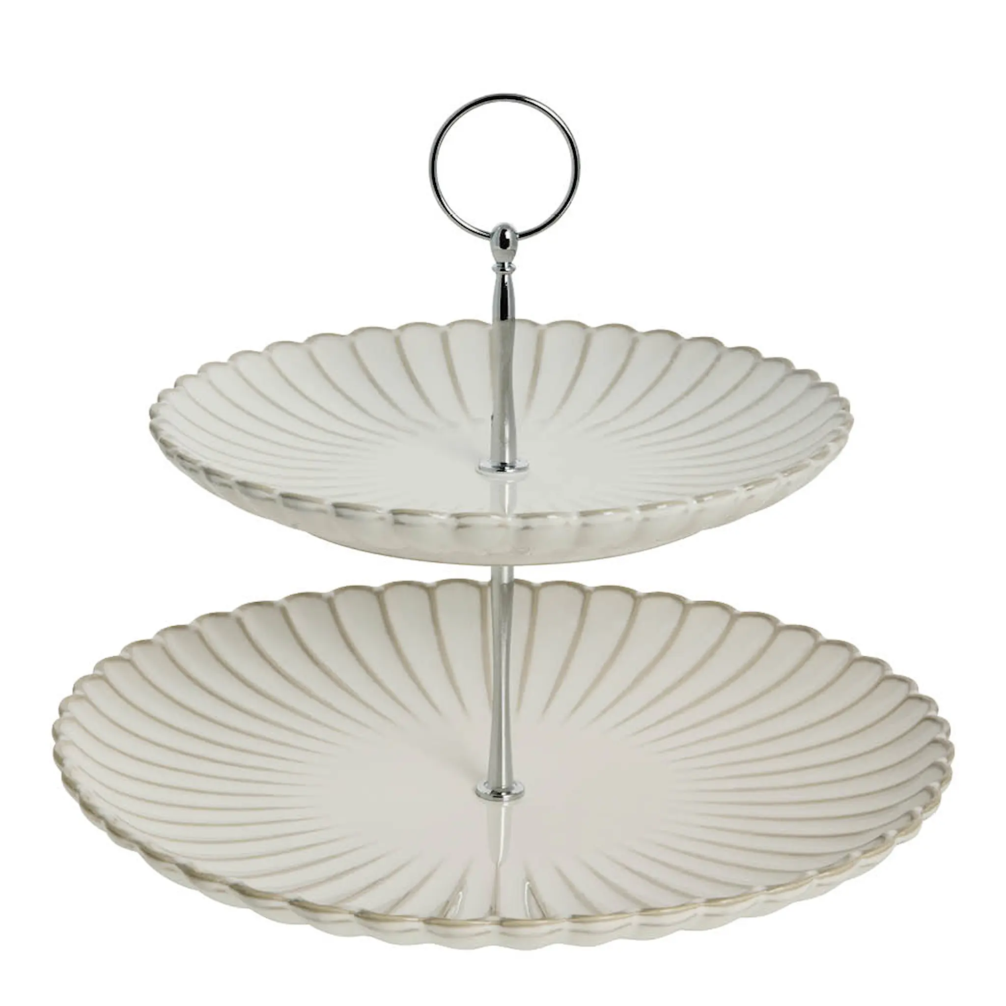 Lene Bjerre Camille etasjefat 27 cm off white