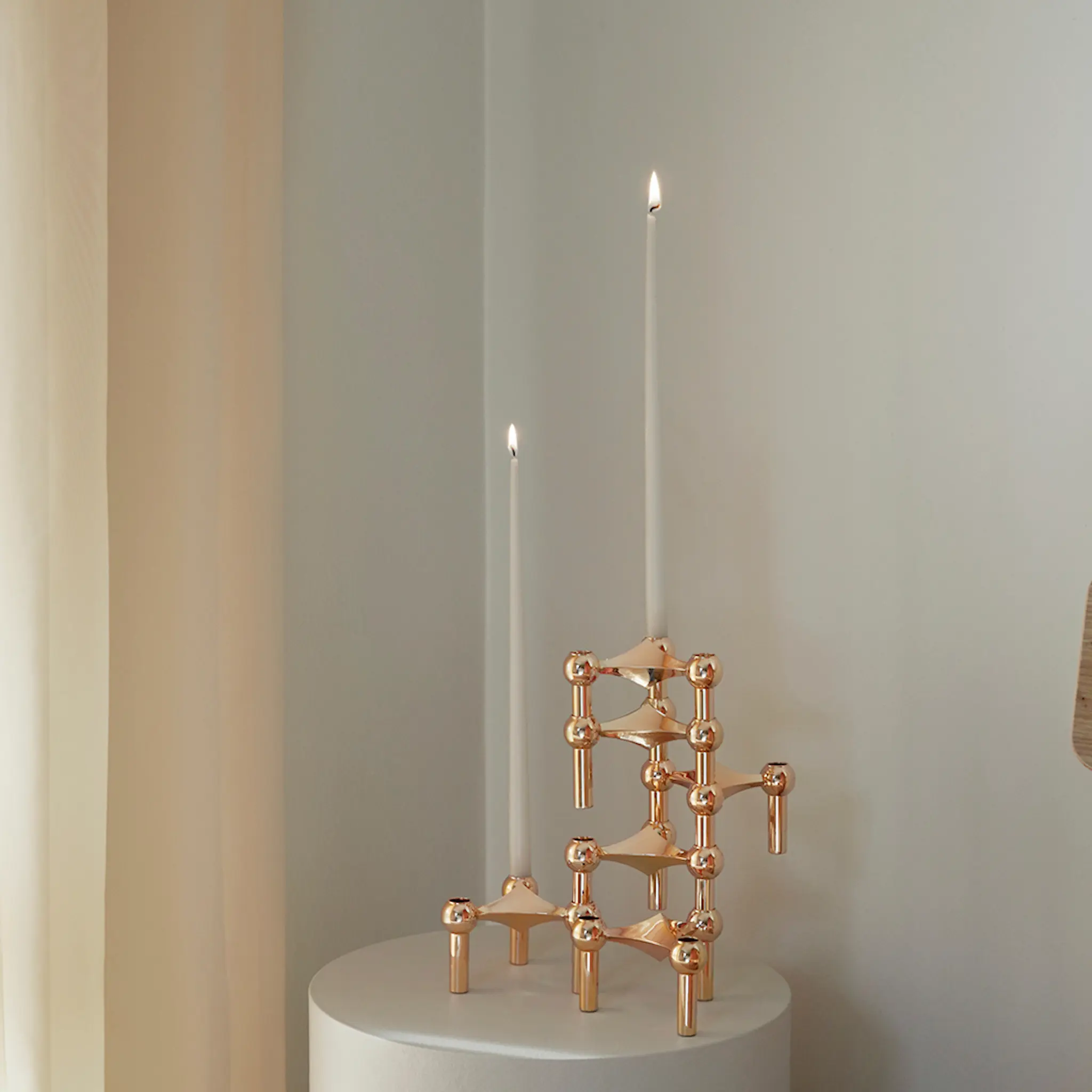 Stoff Nagel Stoff Nagel Kynttilänjalka Ruusukulta