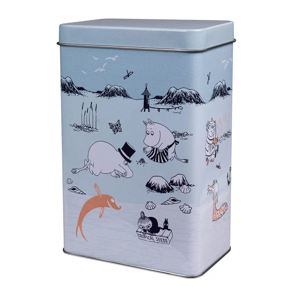 Muumi Kahvipurkki rantaretki 20 cm Sininen