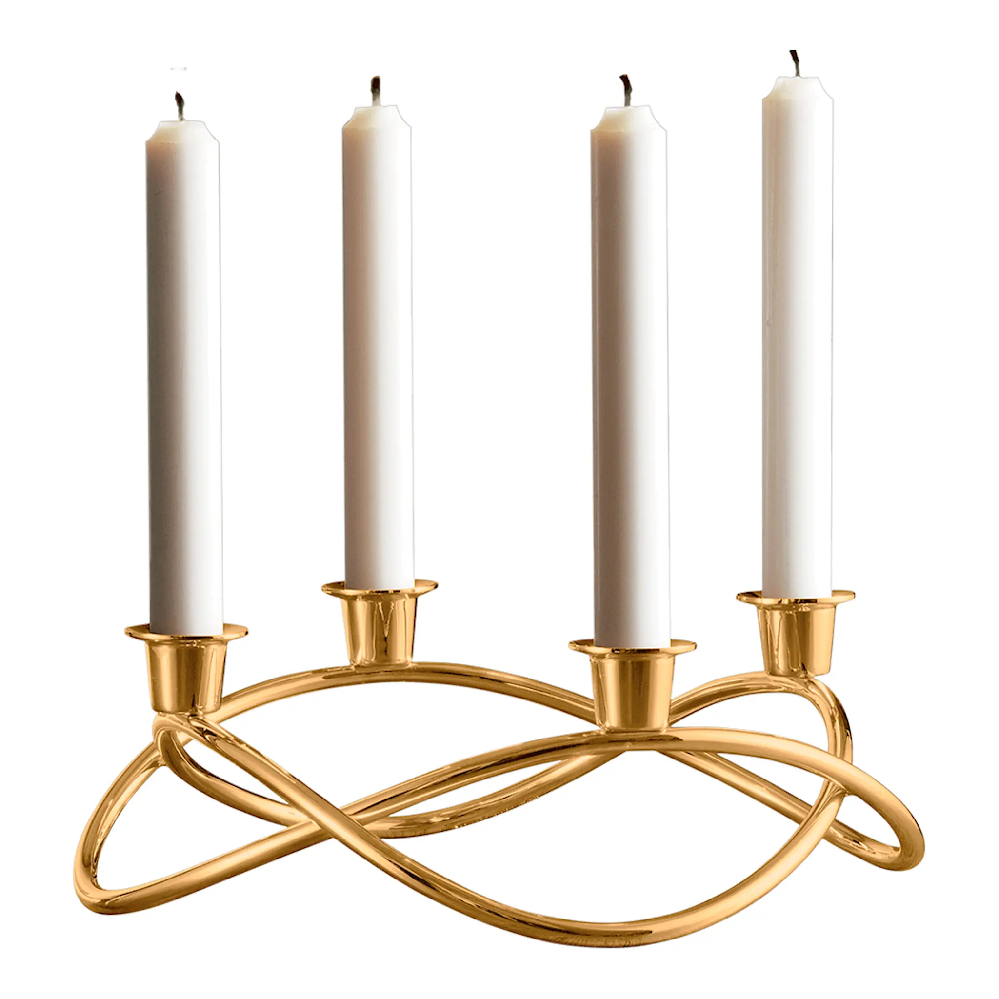 Georg Jensen Season Ljusstake 4-armad 26 cm Guld blank