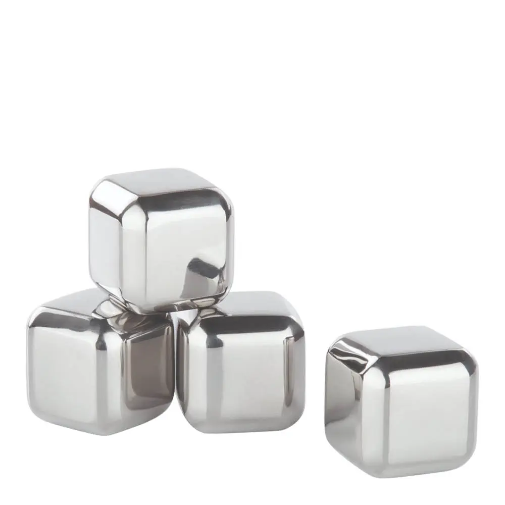 Isbiter i rustfritt stål 13,5x7,3 cm 4 stk