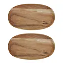 Wood bricka / fat 22,5x12,5 cm natur