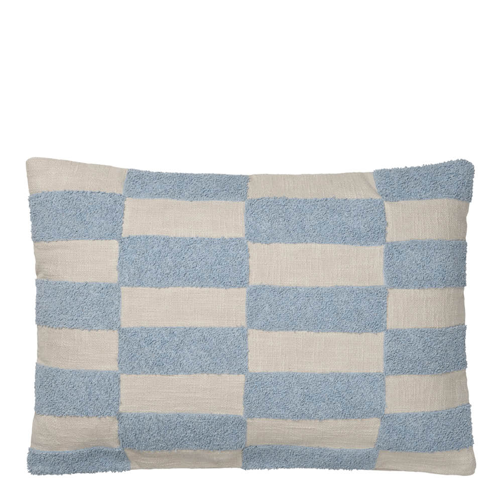 Broste Copenhagen Jane Tyynynpäällinen 40x60 cm Dusty Blue/Oatmeal