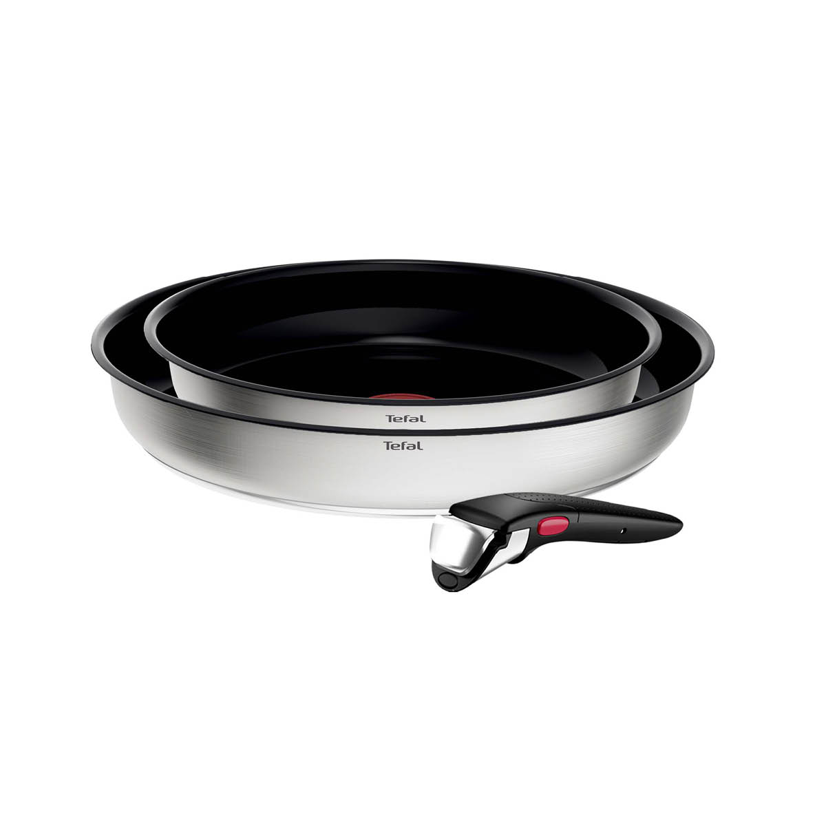 Tefal Ingenio Emotion Paistinpannusetti 24+28 cm brushed ceramic