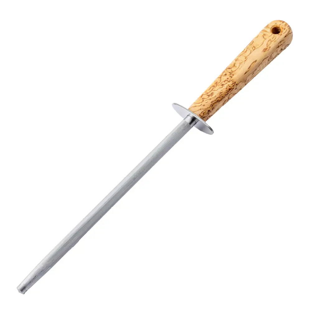 Gourmet slipestål m/trehåndtak 20 cm